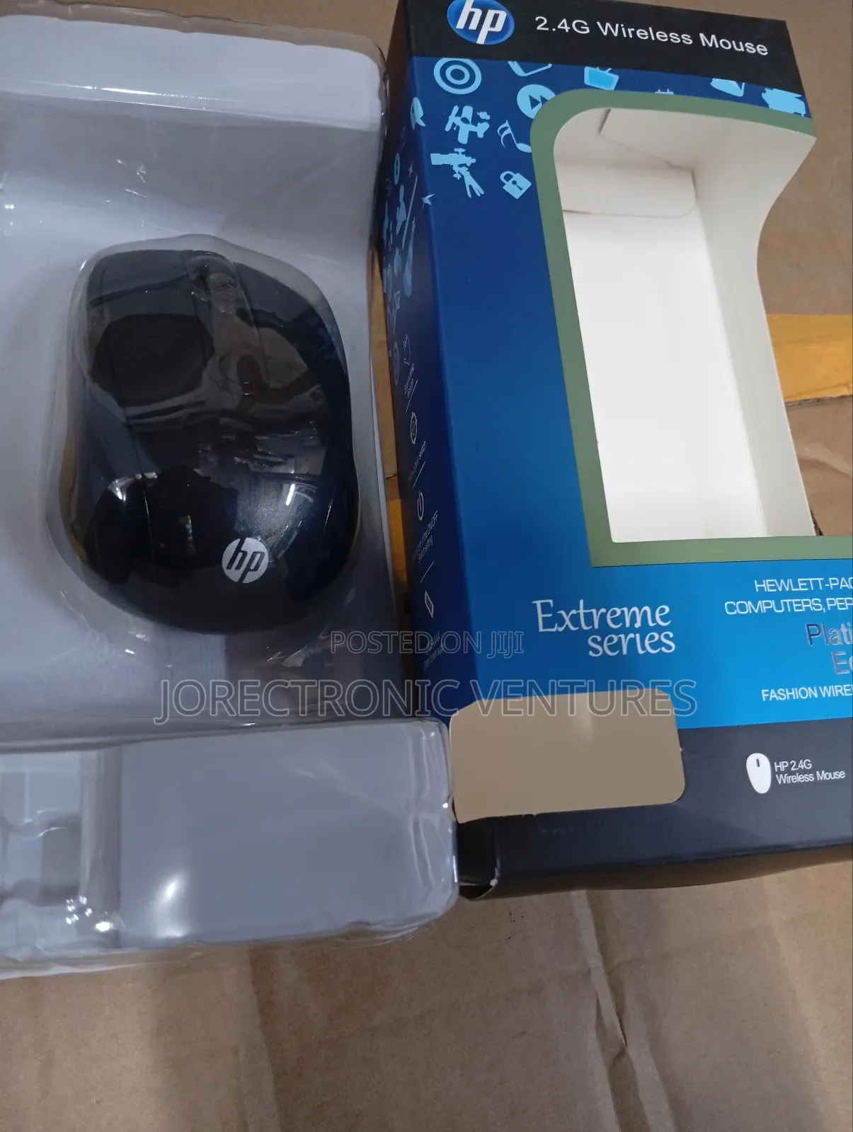 Wireless Hp Black 2.4g Mouse