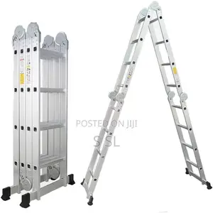 4 X 4 Steps Multi-Function Folding Articulated Ladder Aluminium