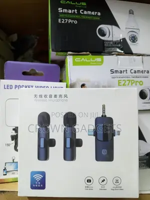 3.5mm Wireless Lavalier Mic Set for Live Streaming Interviews