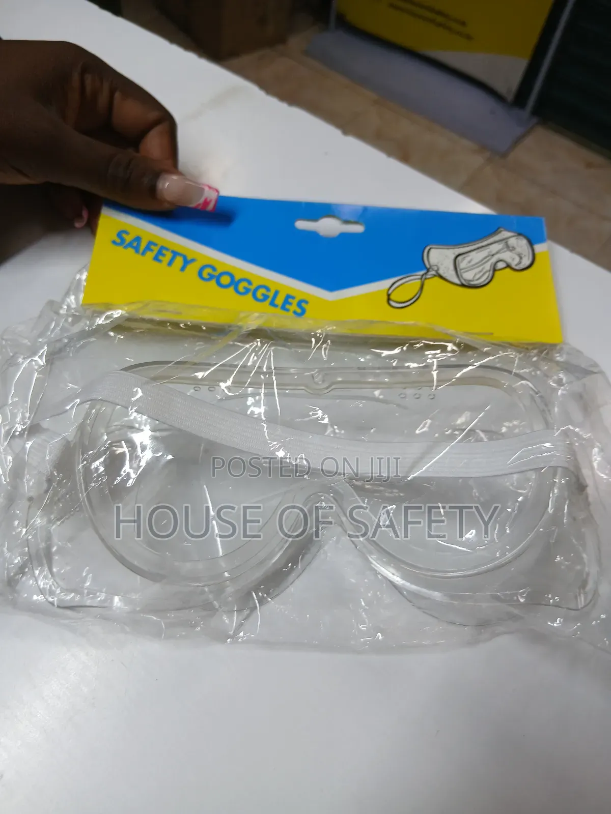 Ventilated Safety Goggles Clear
