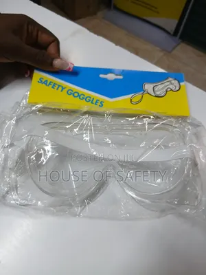 Ventilated Safety Goggles Clear