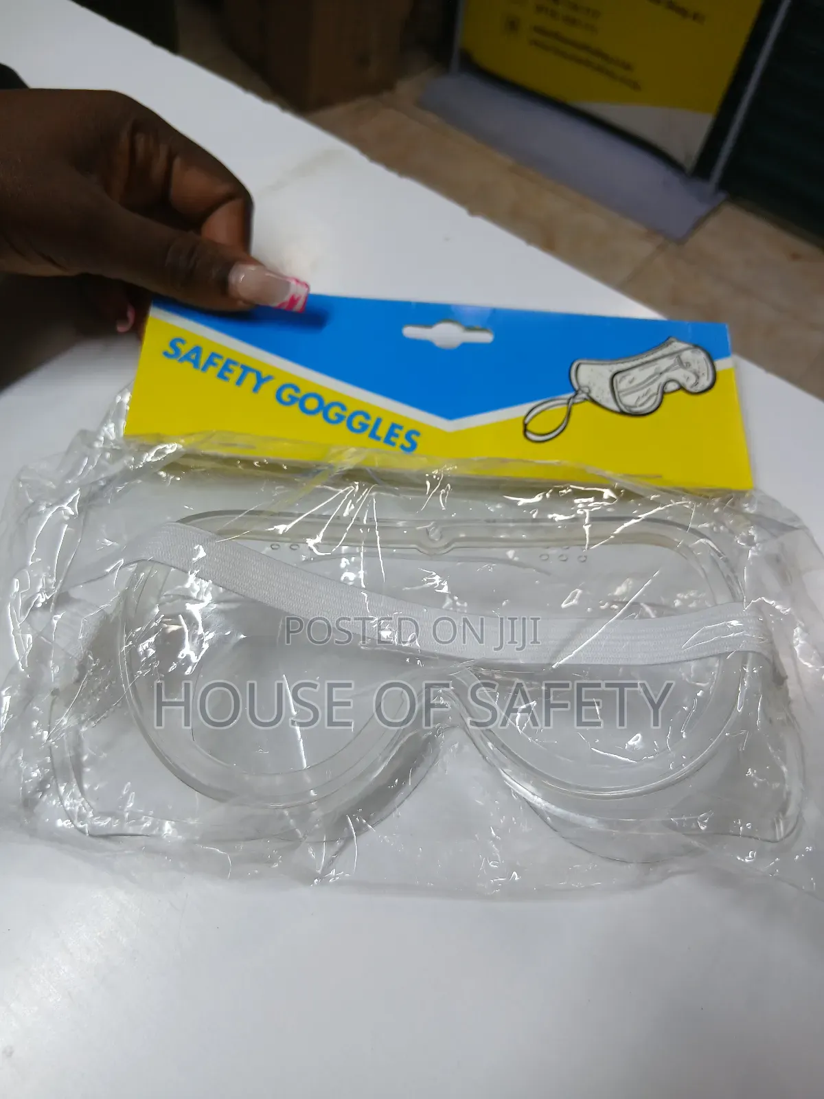 Ventilated Safety Goggles Clear