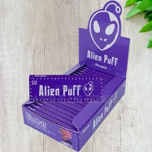 Alienpuff 1 1/4 Size Rolling Papers Purple