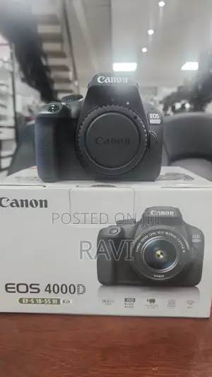 Canon Camera Eos 4000d Kit With Free Bag