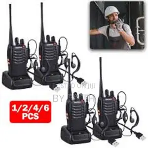 Baofeng Bf-888s Pair – Two-Way Radios With Charging Dock Accessories