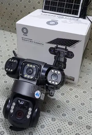 Weatherproof Durable Designed 4g Triple Lens Dual Lens Solar Camera