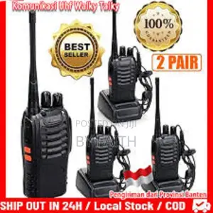 Baofeng Bf-888s Walkie Talkies – 2 Radios With Charger Earpiece Kit