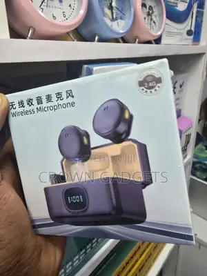 Dual Wireless Lavalier Microphone With Charging Case 2.4ghz