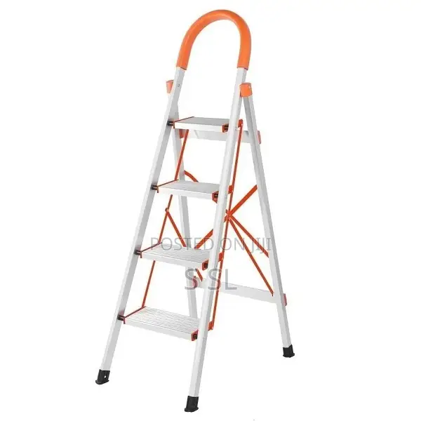 Folding Aluminium Ladder With PVC Handle 4 Step