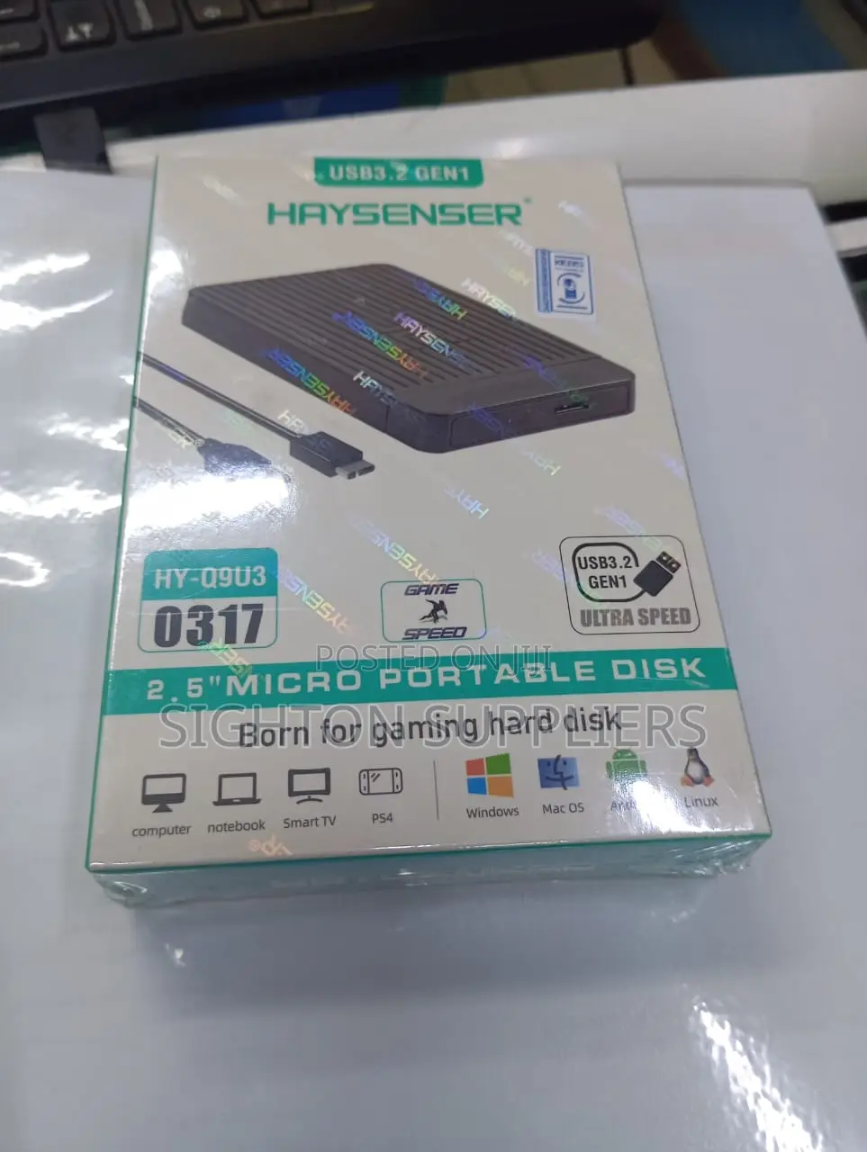 Haysenser 2.5 Inch, Portable Disk, Usb 3.0 Hard Drive Enclosure