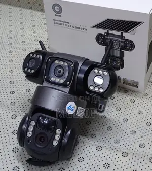New Solar Light 3 Lens Tripple Lens Solar 4g CCTV Camera.