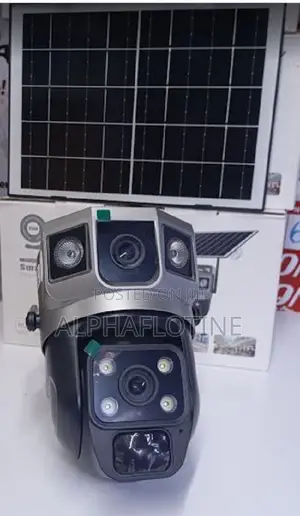 4g Simcard Dual Lens Solar Camera, CCTV Antitheft Surveillance