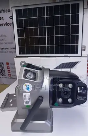 CCTV Camera 2mp+2mp Night Vision PTZ Ip Solar Camera