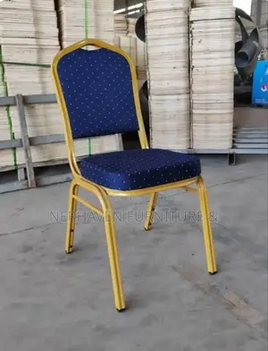Elegant Banquet Chair With Gold Frame – Weddings/Functions