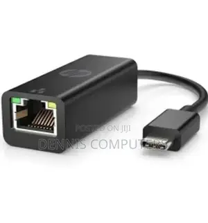 Hp Usb-C to Rj45 Adapter - Black - V7w66aa