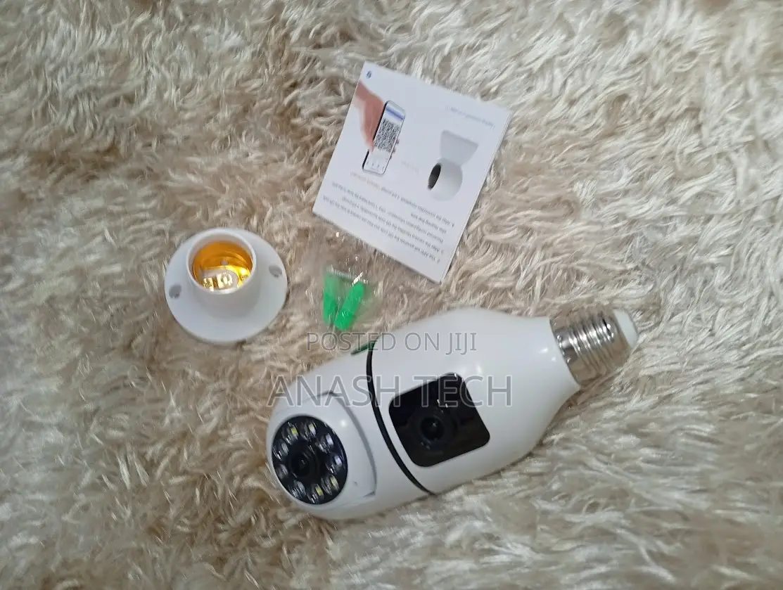 Dual Bulb PTZ Camera, Compatible With V380 Pro App
