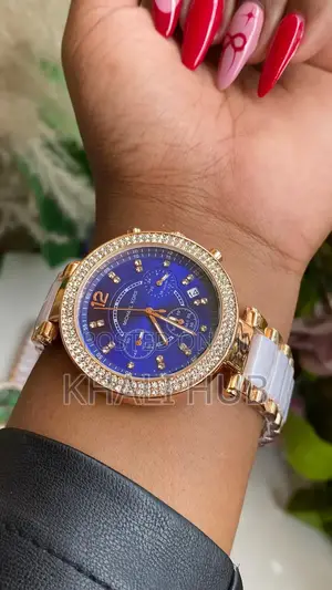 Michael Kors (Mk) Chronograph Ladies Watch Blue Face