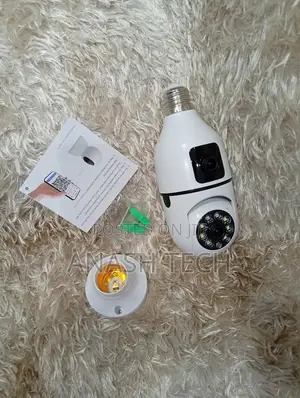 1080p Wifi PTZ Ip Camera Dual Lens Bulb PTZ Camera
