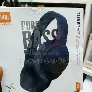 JBL Pure Bass 760bt Wireless Over-Ear Bluetooth Headphones