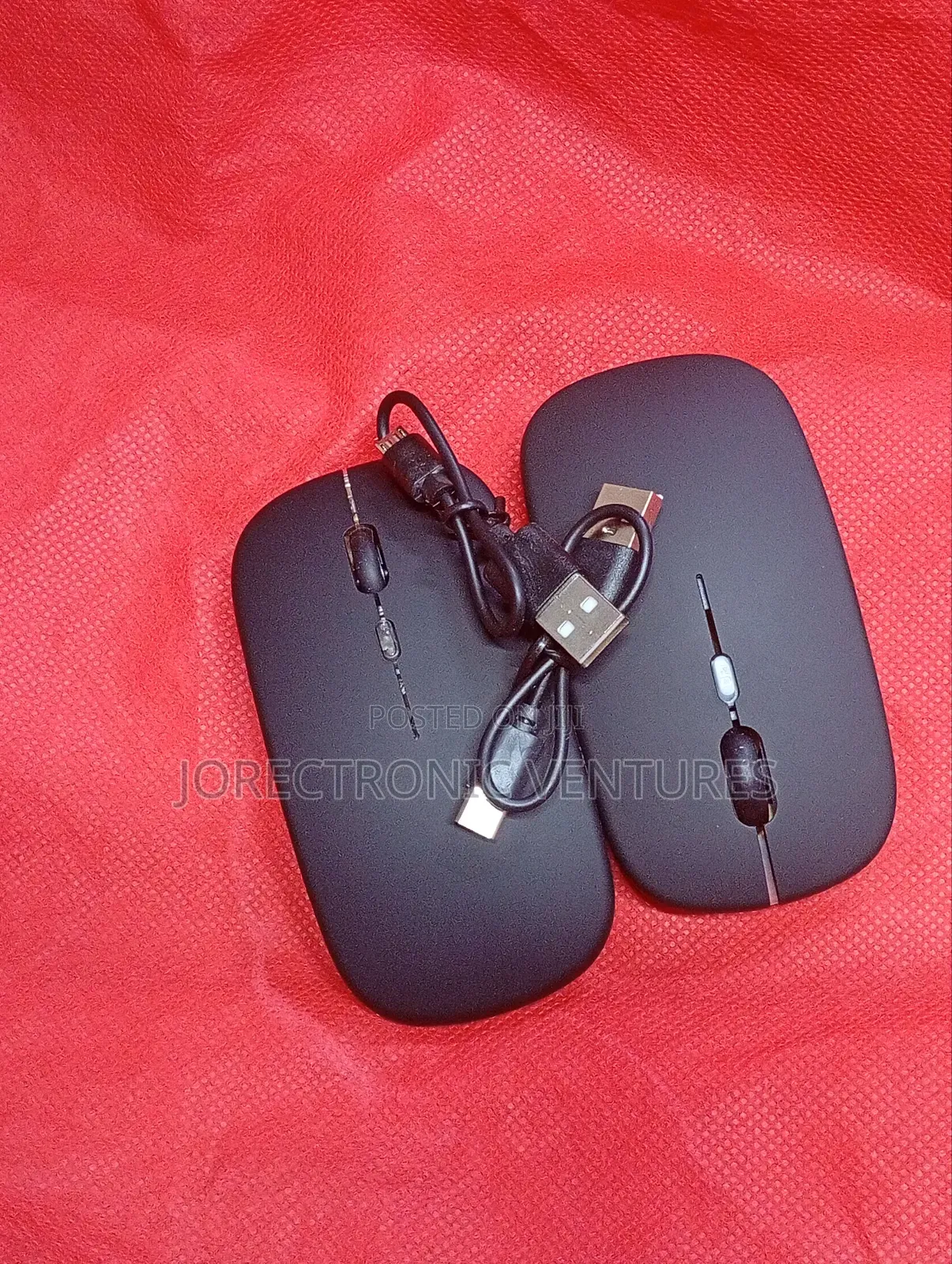 Grind Black Bluetooth Rechargeable Mouse Silent Button