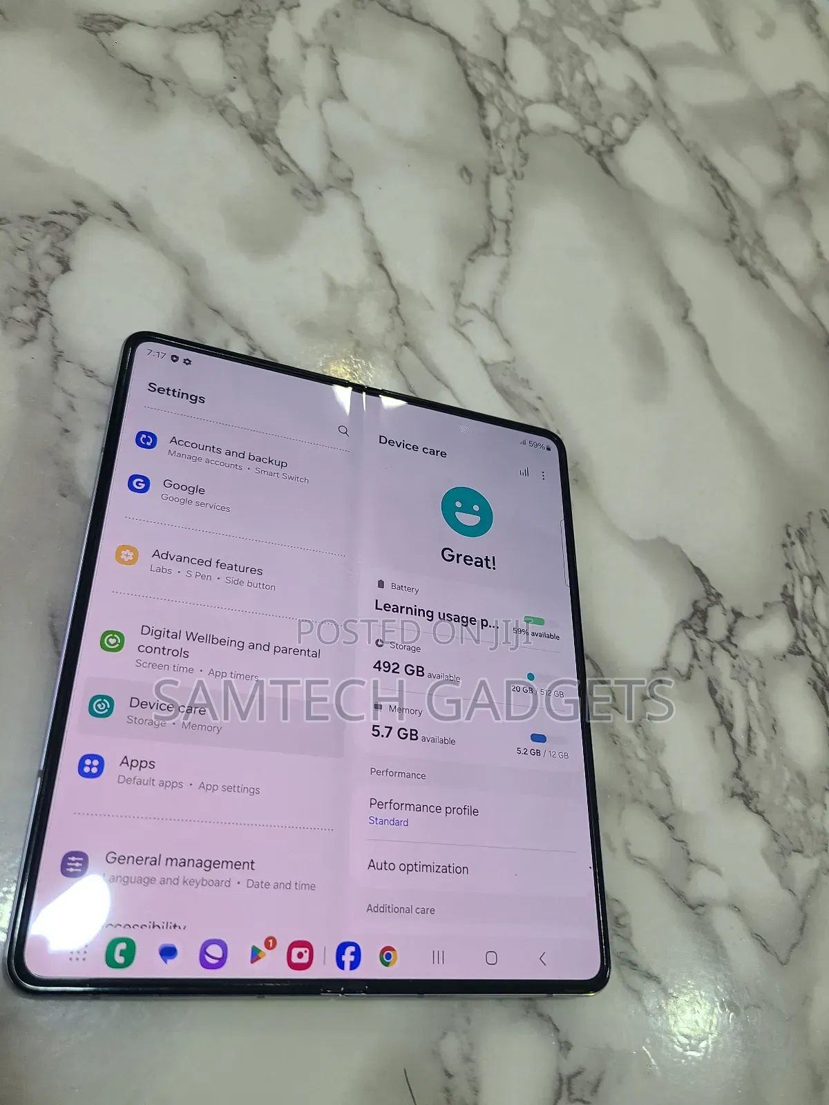 Samsung Galaxy Z Fold 5 512 GB Gray