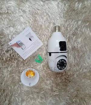 2mp V380 Bulb Wireless Wifi Indoor Camera Dual Lens - Low Power