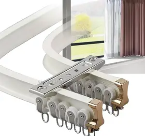 Silent PVC Bendable Curtain Rail