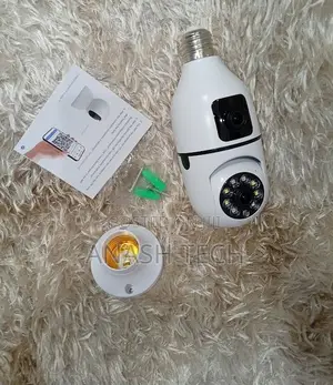 Rotational Dual Bulb PTZ Security Two Way Talk Security Camera