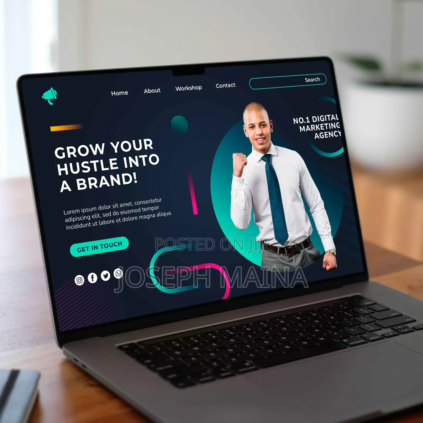 Modern Responsive Website: Transform Your Hustle Into a Brand