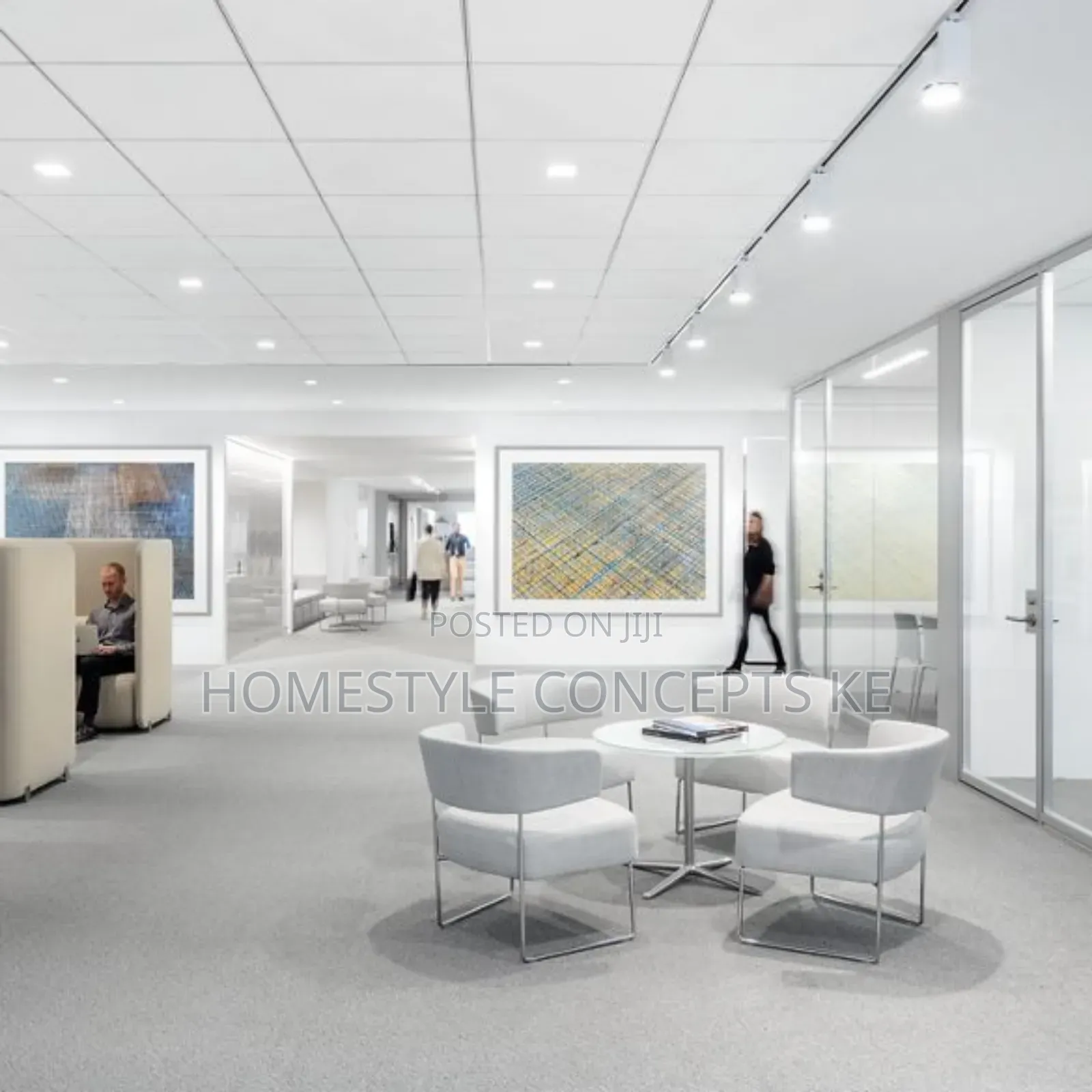 Acoustic Ceilings for Office and Interior Design Services.