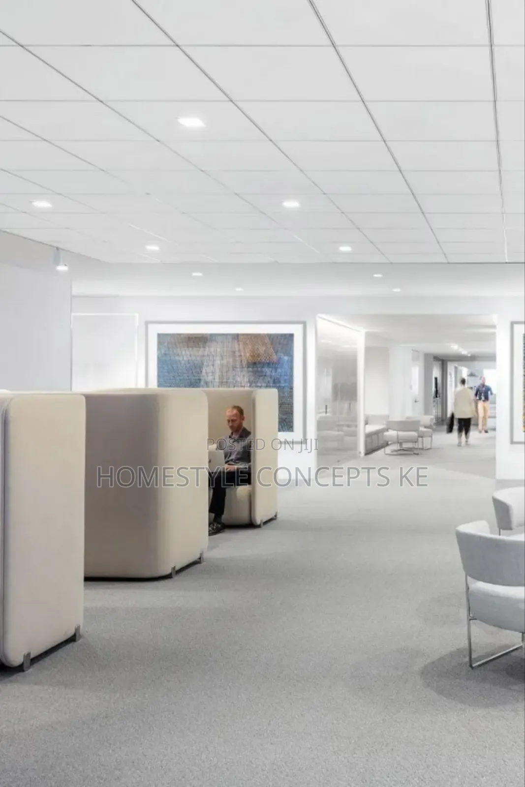 Acoustic Ceilings for Office and Interior Design Services.