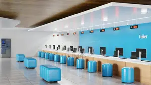 Bank Office Layout and Interior Design