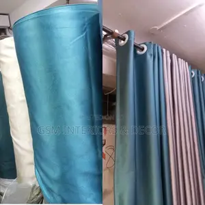 Touradius Blue Home Curtains in Black Outs