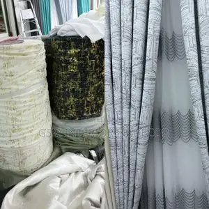 Pure Velvet Curtains With Gold Linings