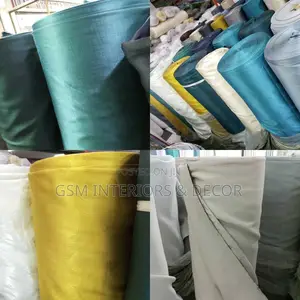 Plain Fabric Home Curtains in Unicolours