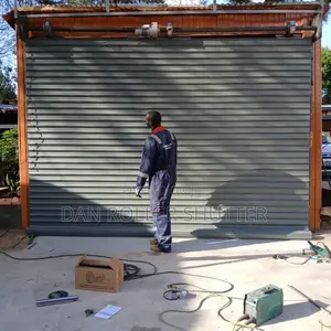 Automatic Roller Door With Backup Battery System