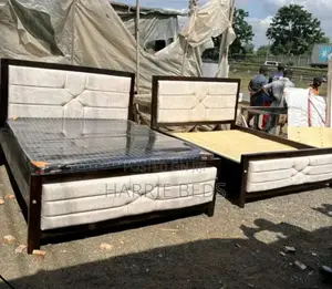 Contemporary Mocket Bed With High Upholstery