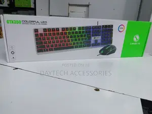 The Gtx350 Colorful Led Gaming Mouse Kb Mouse Combo.