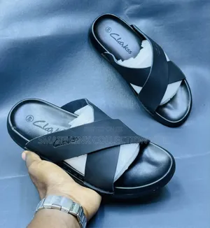 All Black Clarks Sandals