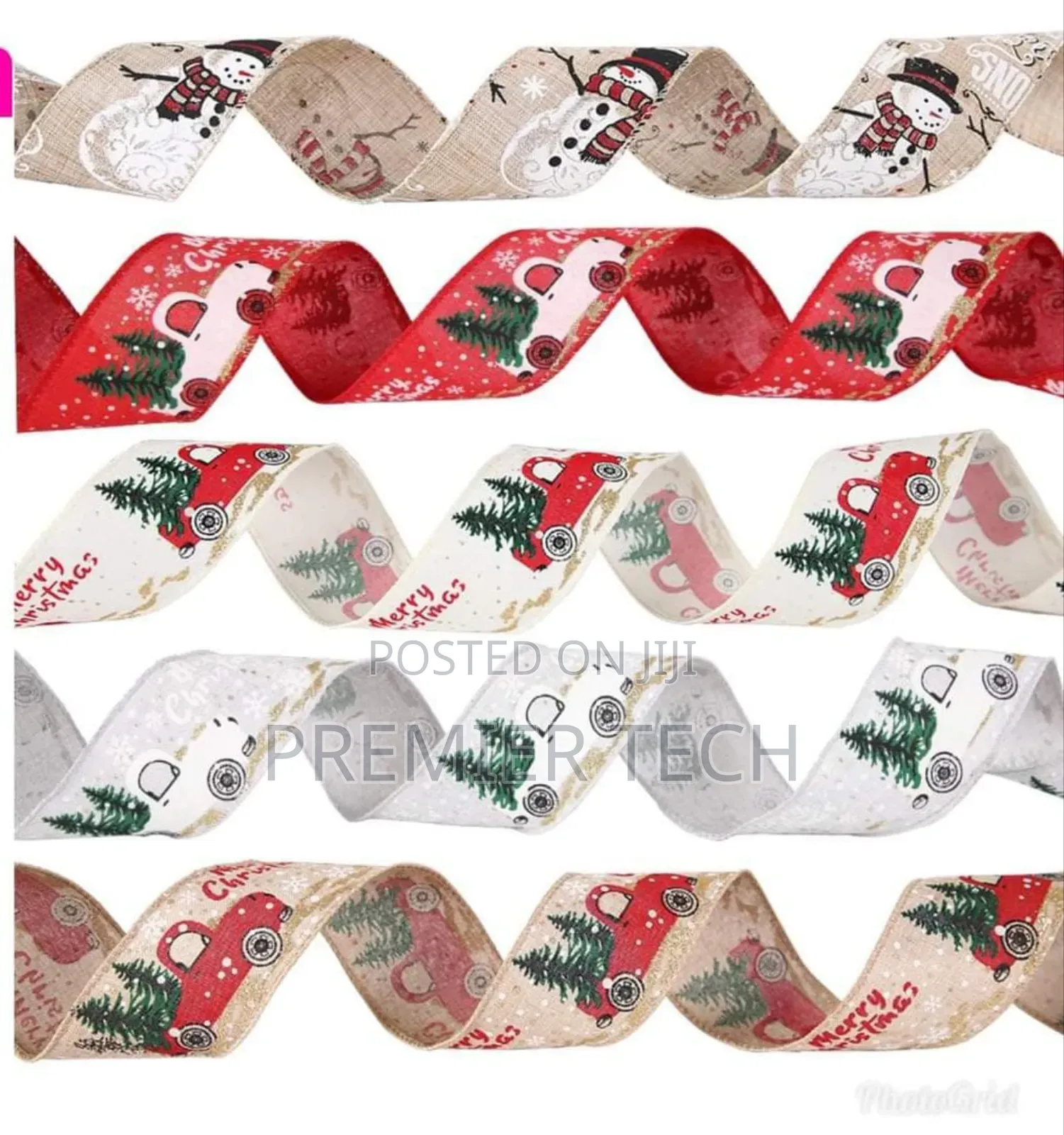 *5 Meters Christmas Themed Ribbon