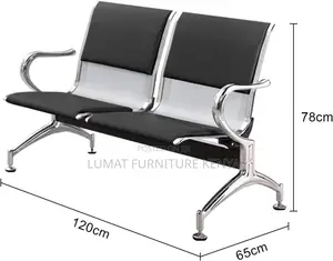 2 Link Padded Office Lobby Bench