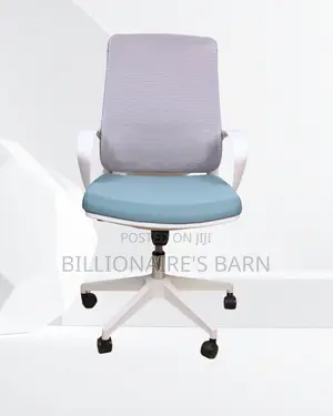 Space-Saving Plush White | Chair | Perfect for Home Office