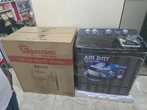 Black Ramtons 10kgs Top Load Twin Tub Washing Machine