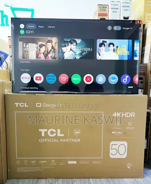 TCL 50′′ HDR Google Tv (New 2025) 50 V6c