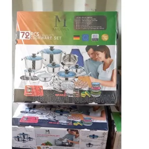 72pcs Marwaa Cookware Set 