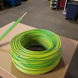 Durable 1.5mm Yellow Green PVC Insulated Electrical Wire