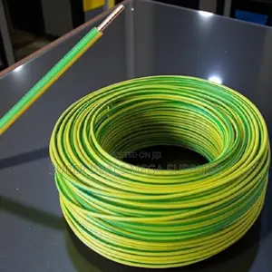 Flame Retardant Yellow Green 1.5mm PVC Electrical Wire