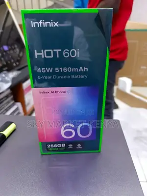 New Infinix Hot 60i 256 GB Black