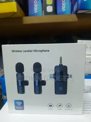 Dual Wireless Lavalier Mics With Receiver for Vlogging Live