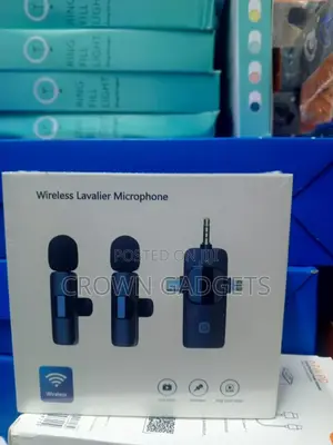 360° Omni Wireless Microphone Noise Cancelling for Interviews